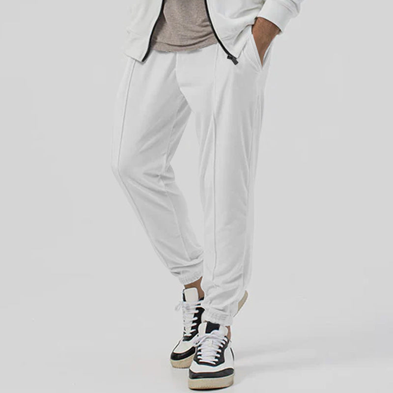 Men's Sporty Jogging Pants with Elastic Waistband and Practical Pockets Lisslune