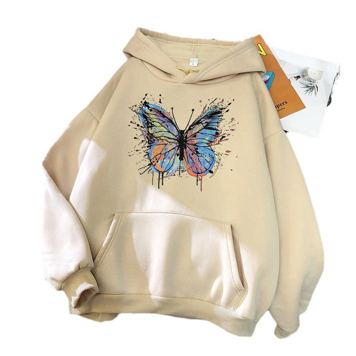 Women's hoodie with appealing butterfly design Lisslune