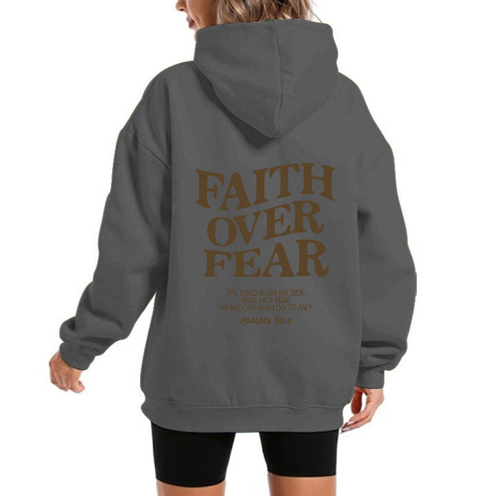 Women's hoodie with motivational lettering and comfortable fit Lisslune
