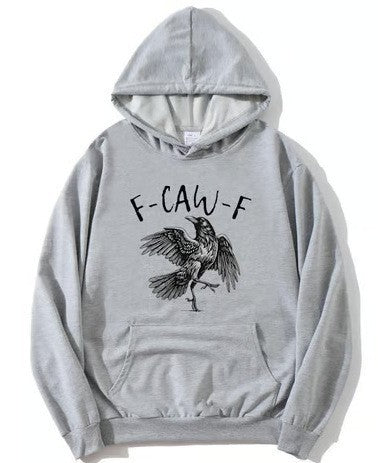 Women's hoodie with creative crow design Lisslune