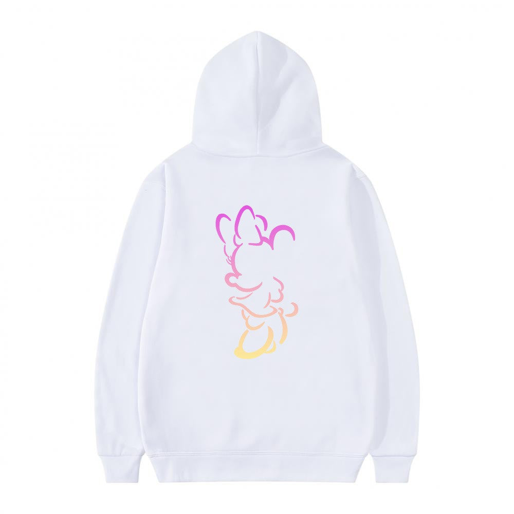 Women's hoodie with artistic cloud design and soft inner lining Lisslune