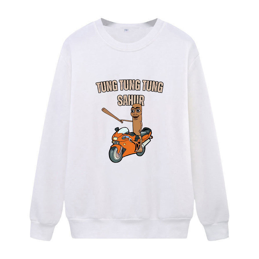 Women's casual sweatshirt with funny graphic design Lisslune