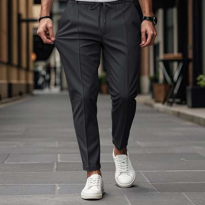 Men's stylish sports trousers with elastic waistband and practical side pockets Lisslune