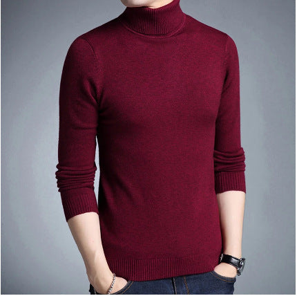 Men's turtleneck sweater made from high-quality wool Lisslune