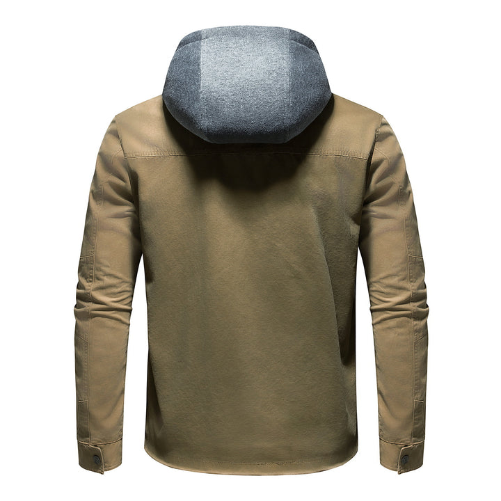 Men's utility jacket with detachable hoodie Lisslune