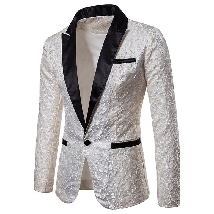 Men's elegant sequin brocade blazer Lisslune
