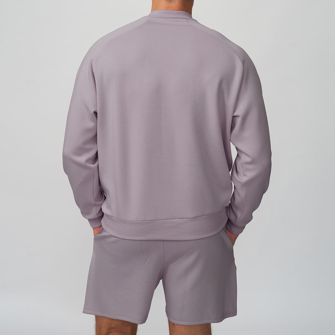 Men's Sporty Stand-Up Collar Sweater Lisslune
