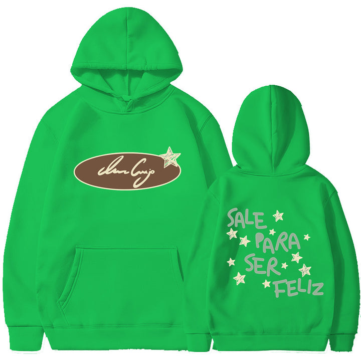 Women's hoodie sweatshirt with creative lettering and eye-catching design Lisslune