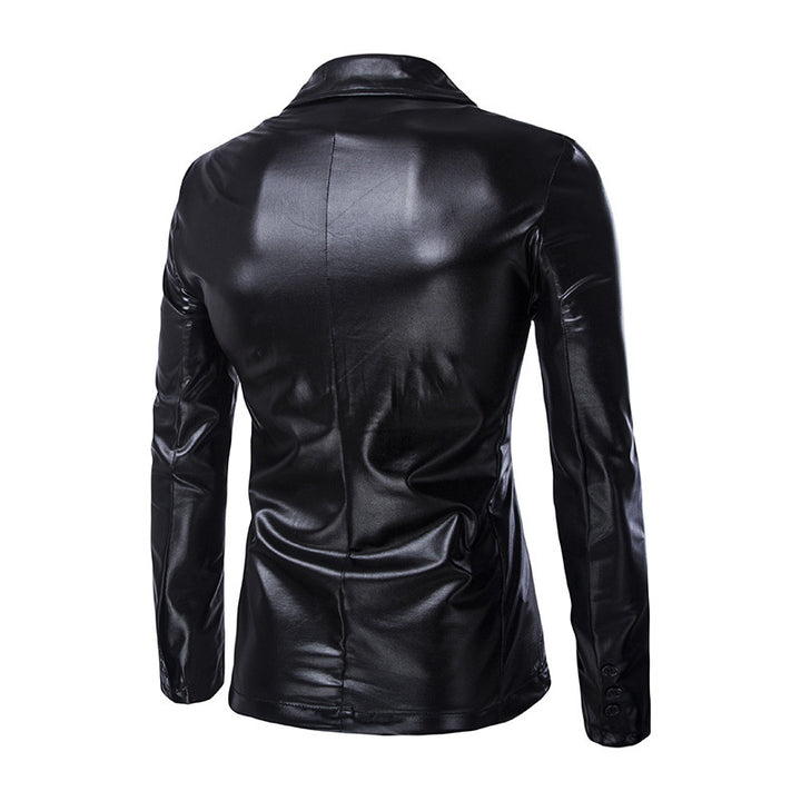 Men's fashionable shiny suit blazer Lisslune