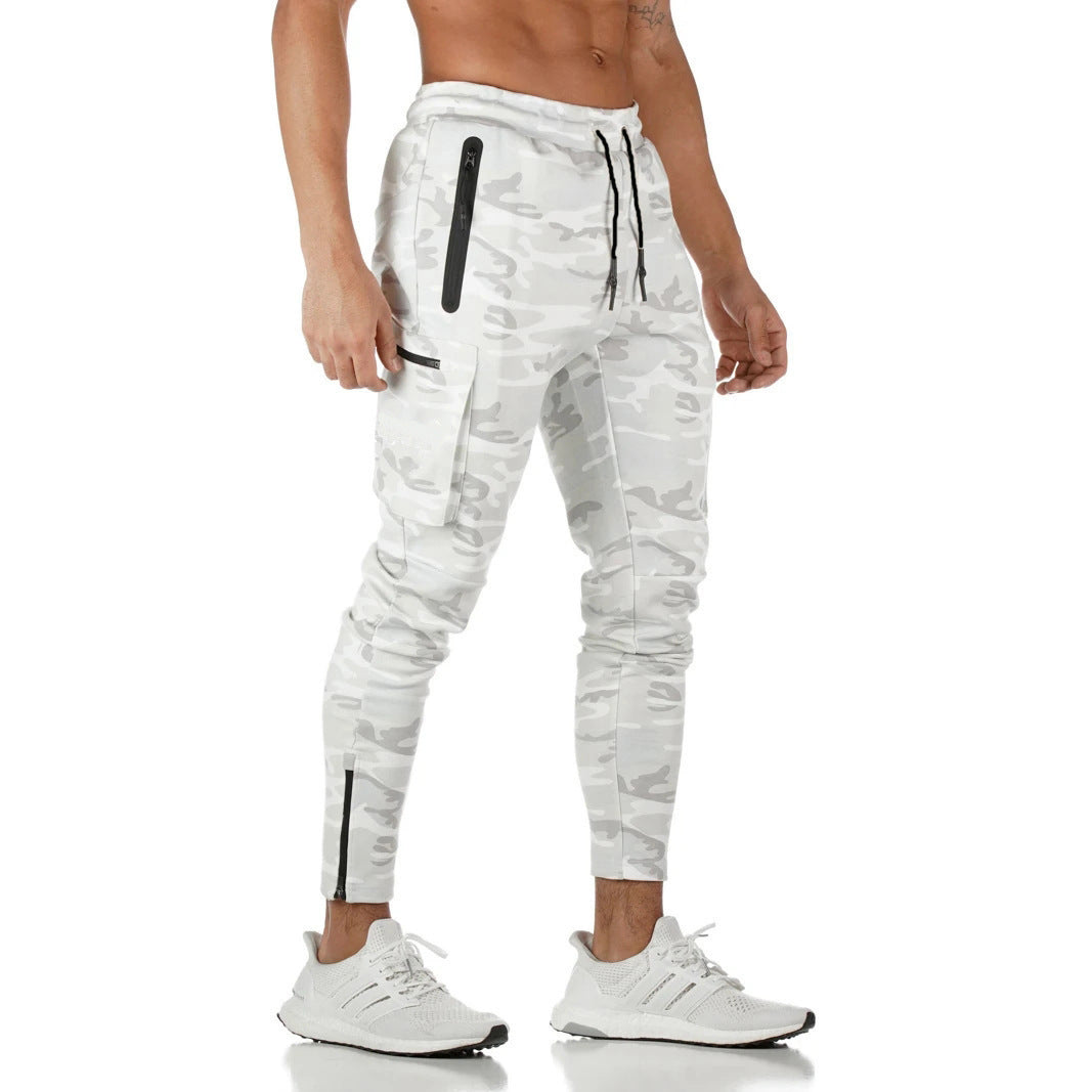 Men's cargo joggers with practical zip pockets and modern cut Lisslune