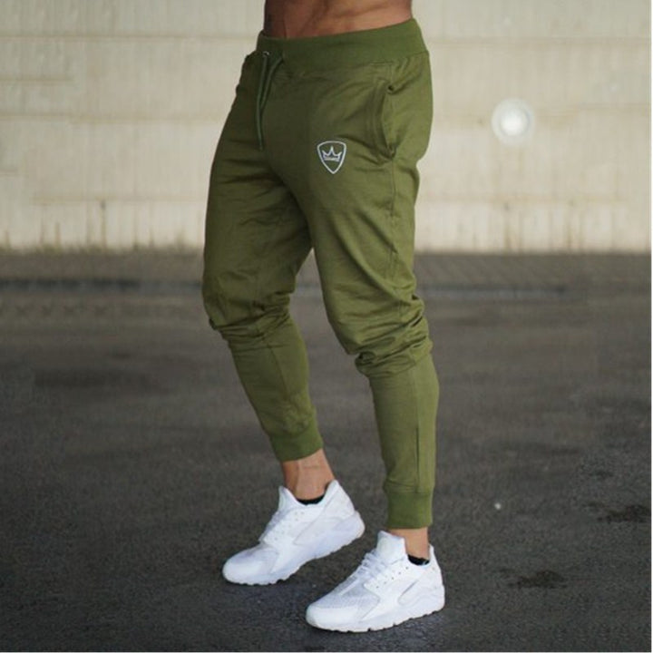 Men's sporty jogging pants with elastic waistband and stylish cut Lisslune