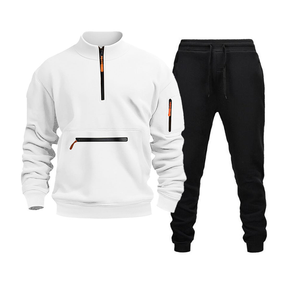 Men's Sports Sweatshirt and Jogging Pants Set Lisslune