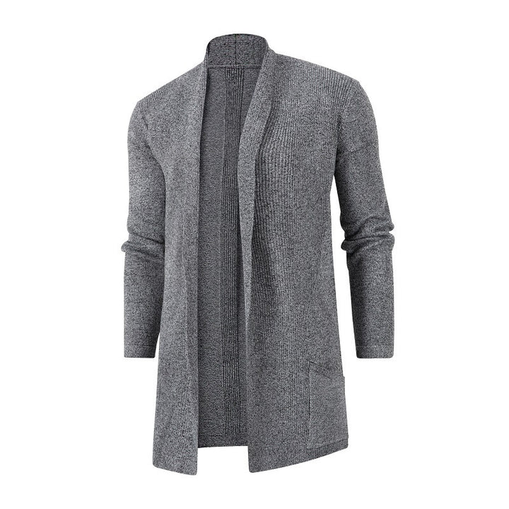 Men's cardigan with open design and minimalist pockets Lisslune