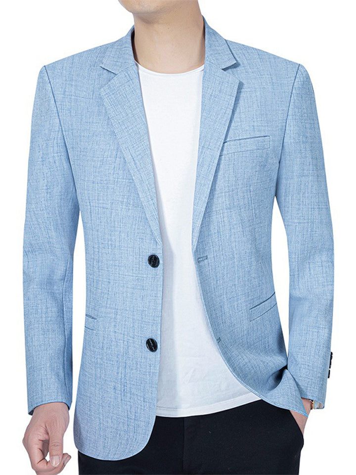 Men's elegant casual blazer with comfortable fit and fine texture Lisslune