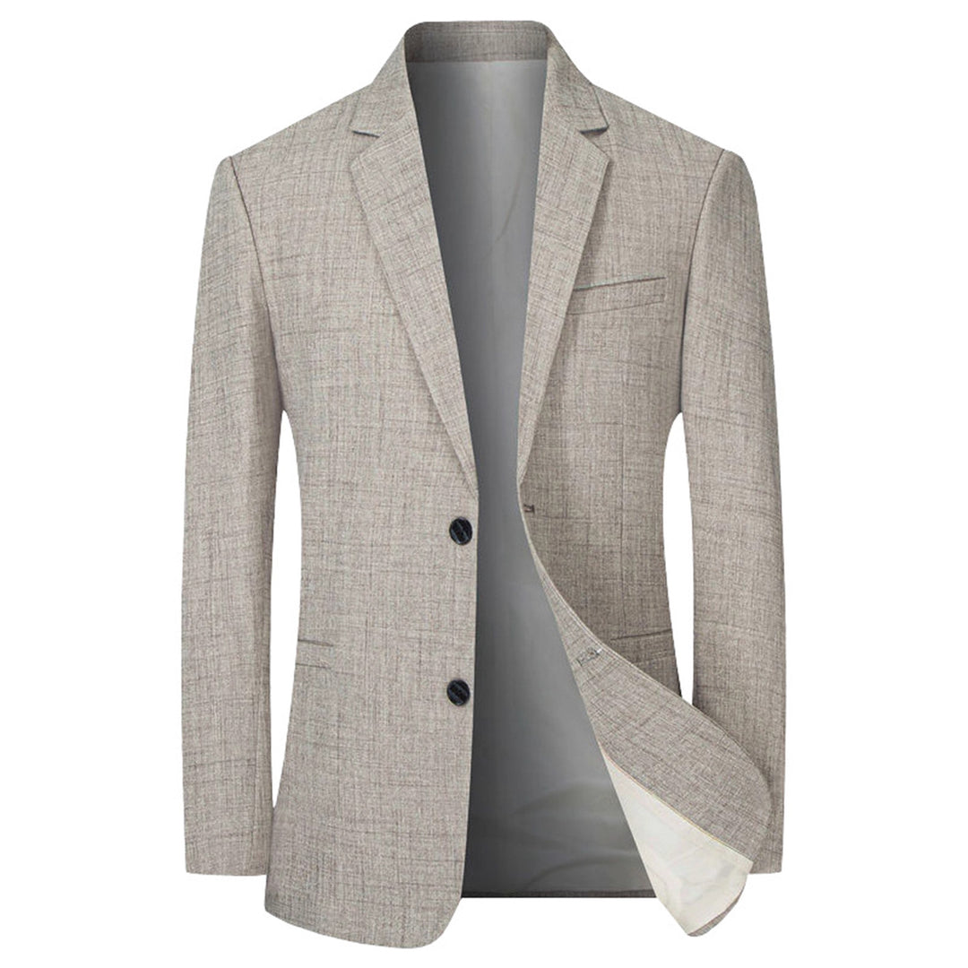 Men's modern slim-fit blazer with textured surface Lisslune