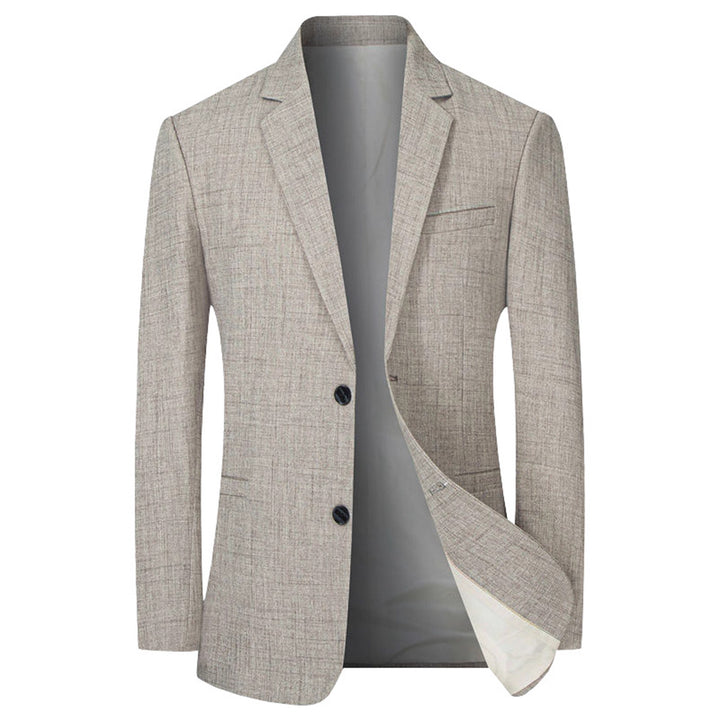 Men's modern slim-fit blazer with textured surface Lisslune