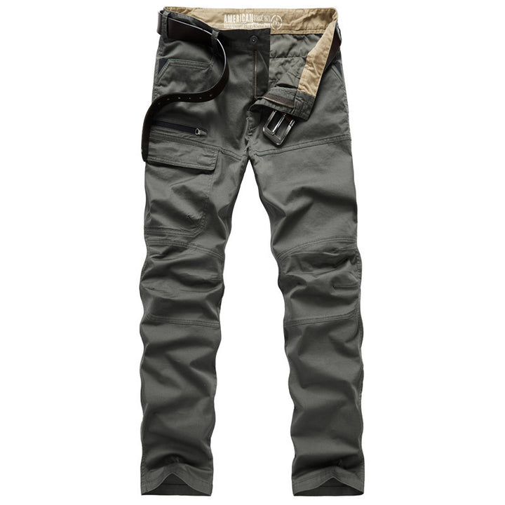 Men's robust cargo pants with practical pockets and elastic waistband Lisslune