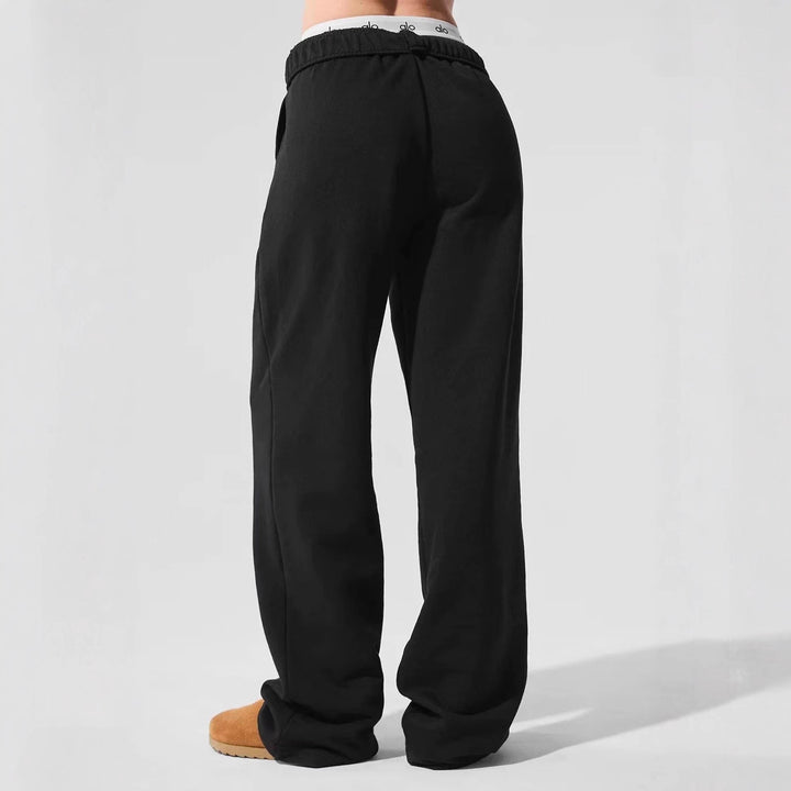 Women's relaxed leisure pants with soft fleece and practical pockets Lisslune