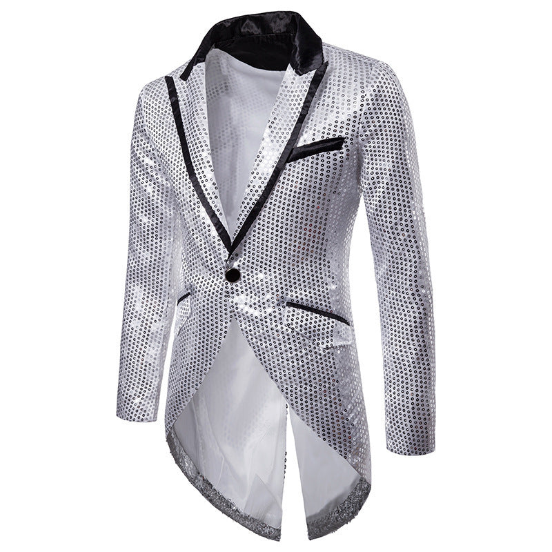 Men's elegant glamorous blazer with sequins Lisslune
