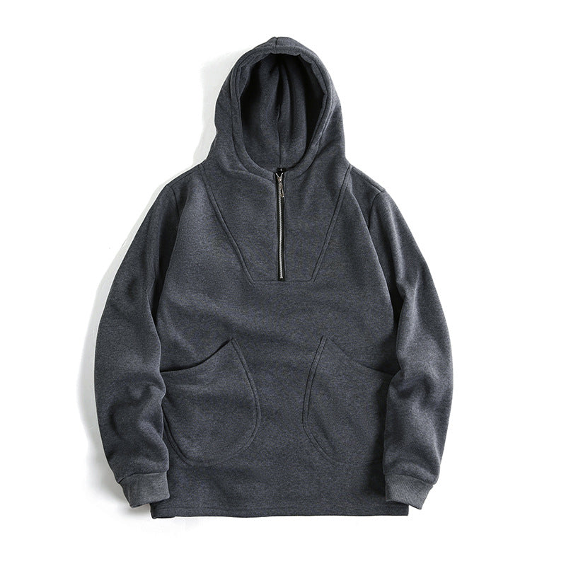 Men's hoodie with innovative zipper and comfortable fit Lisslune