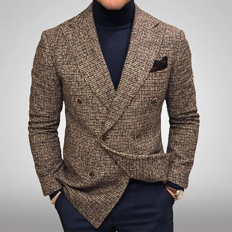 Men's elegant double-lined blazer Lisslune