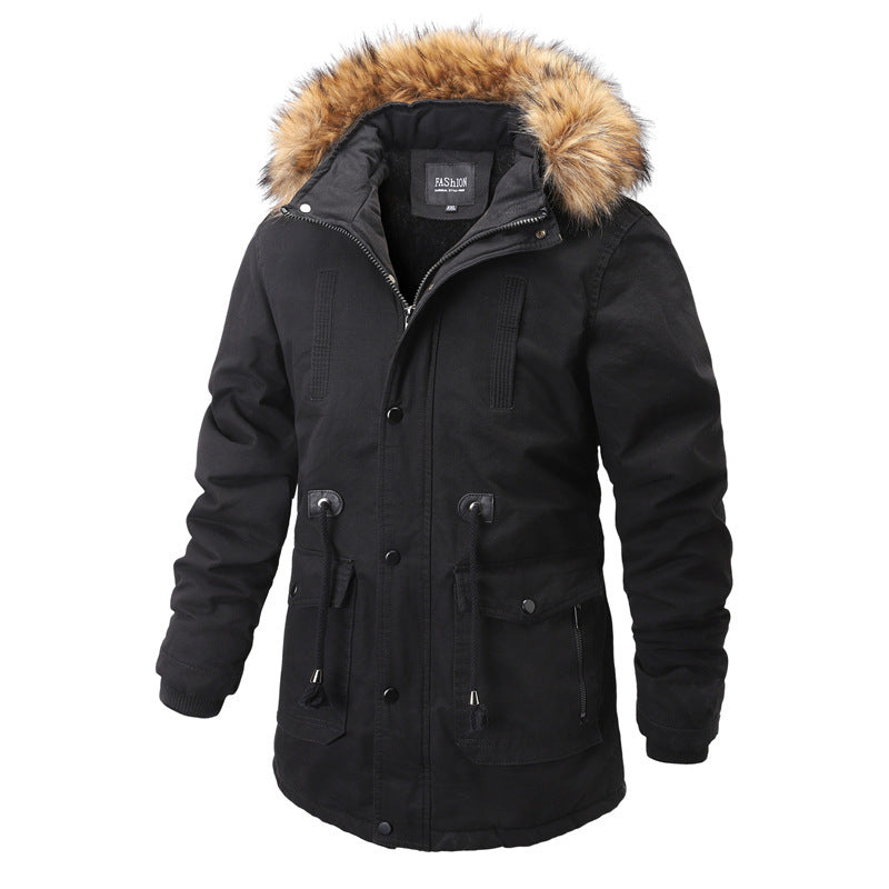 Men's Winter Parka with Removable Hood Lisslune