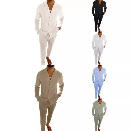 Men's Luxurious Pajama Set made of Breathable Material Lisslune