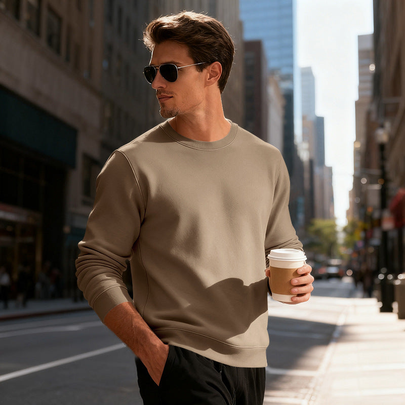 Men's casual sweatshirt with modern cut and comfortable cotton blend Lisslune