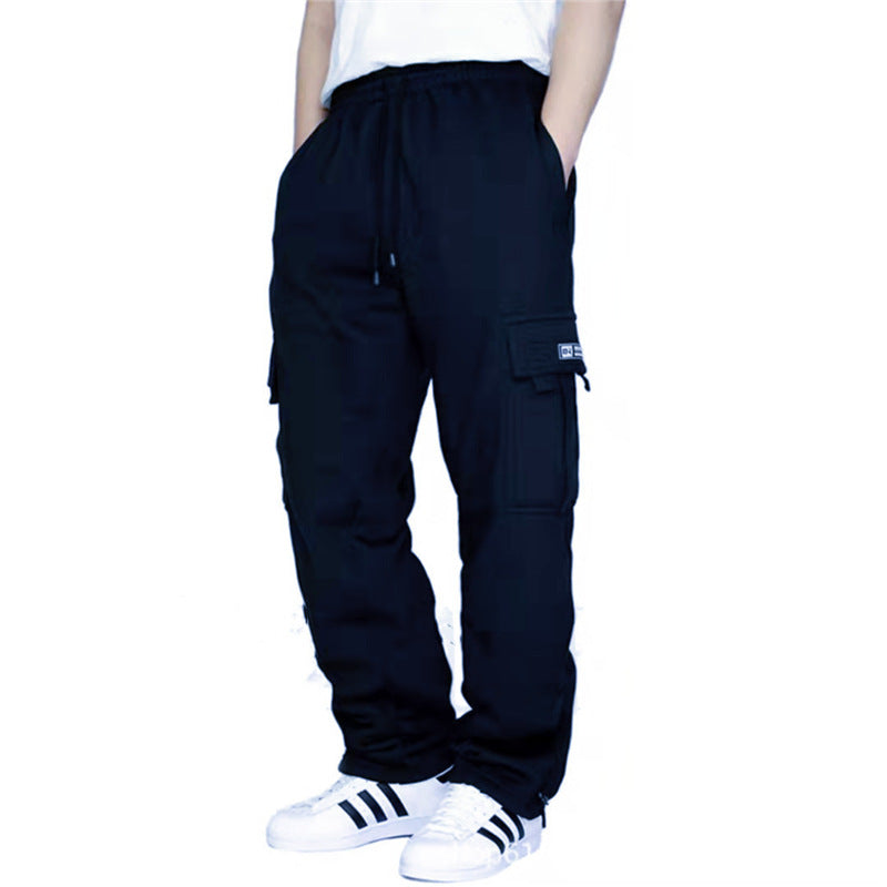 Men's cargo pants with practical pockets and elastic waistband Lisslune