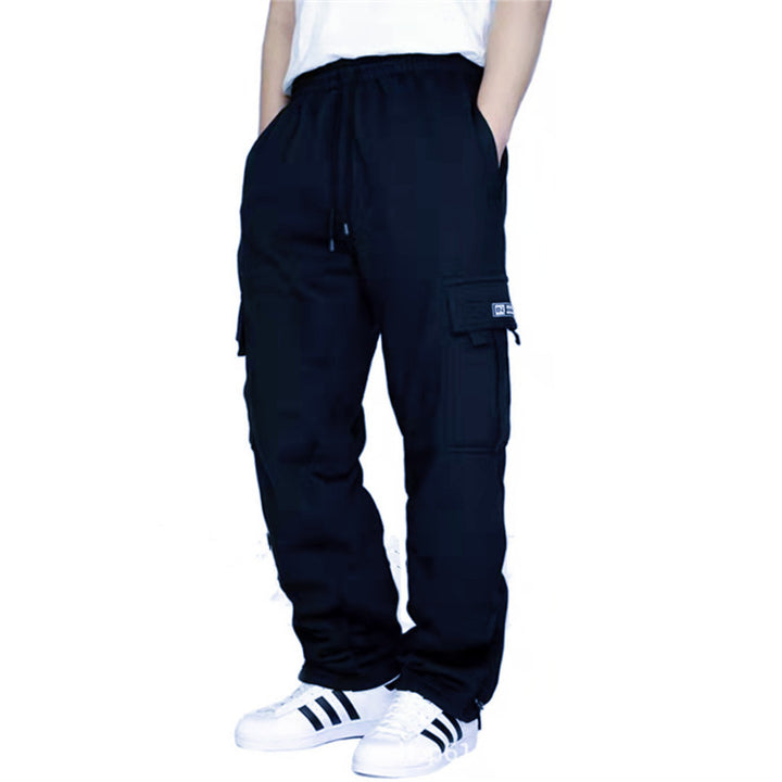Men's cargo pants with practical pockets and elastic waistband Lisslune