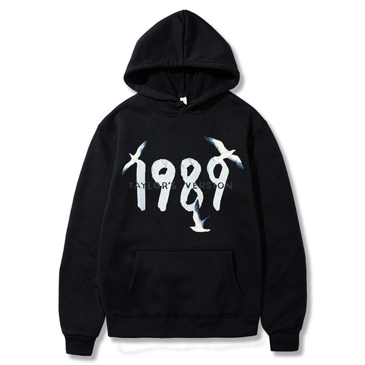 Women's hooded sweatshirt with creative bird design and high-quality cotton Lisslune