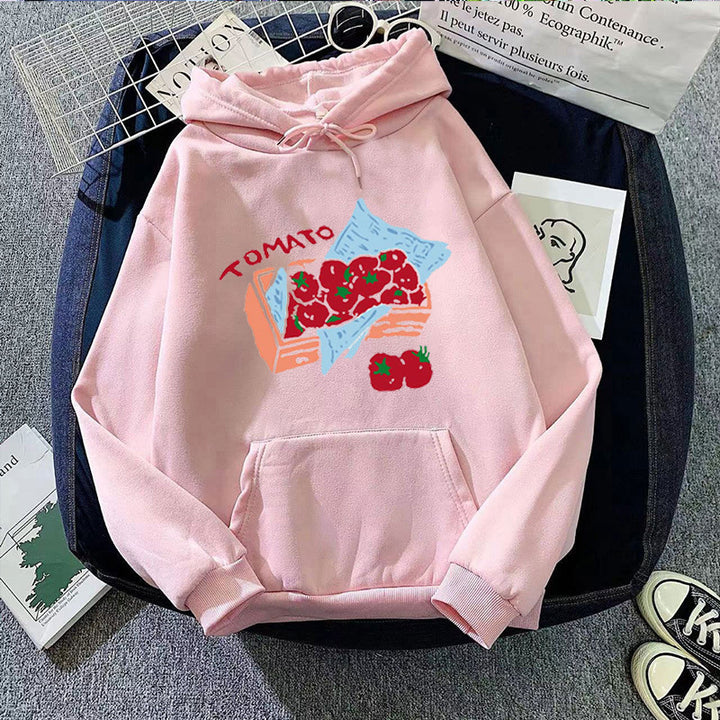Women's hoodie with creative vegetable motif Lisslune