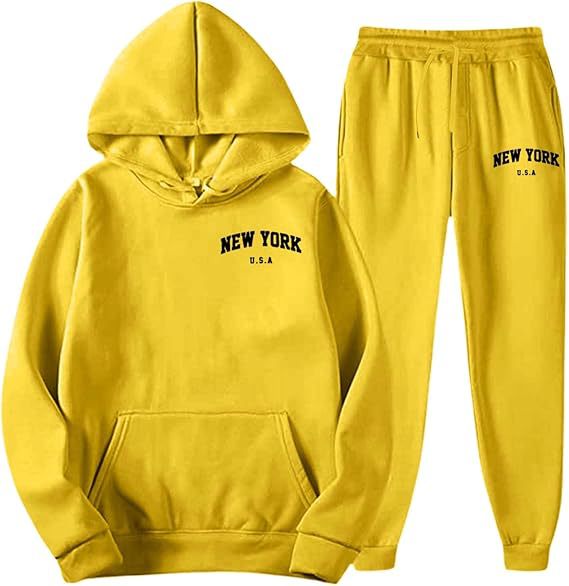 Women's Hooded Sweat Suit with high-quality material and modern lettering Lisslune
