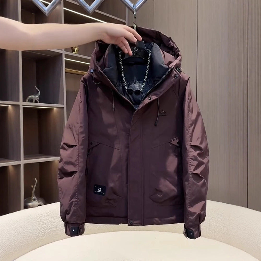 Men's Technical Functional Jacket with Insulating Hood Lisslune