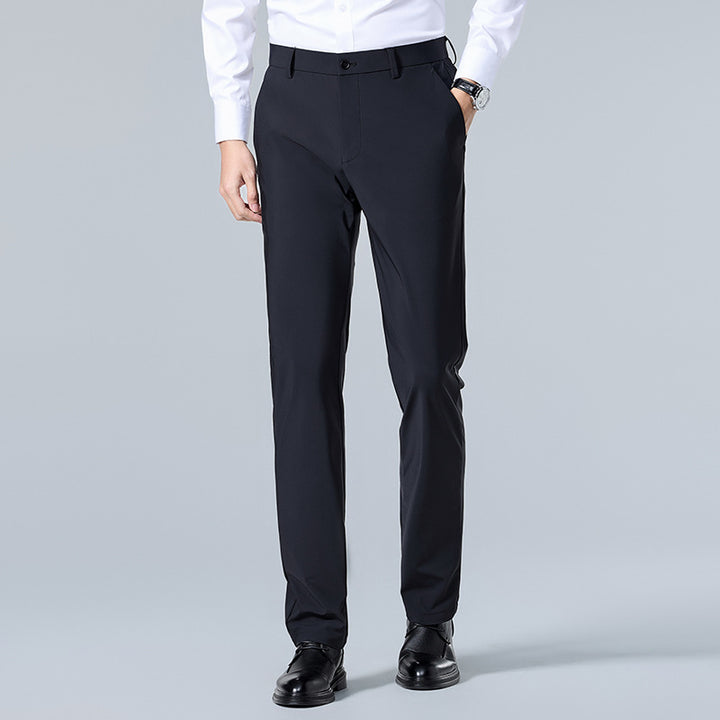 Men's Elegant Slim-Fit Suit Trousers Lisslune
