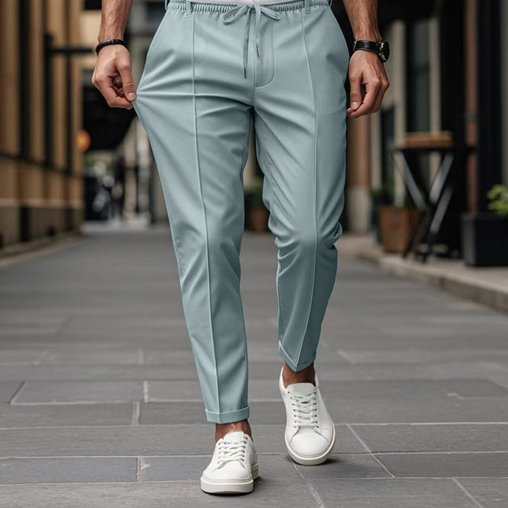 Men's stylish sports trousers with elastic waistband and practical side pockets Lisslune
