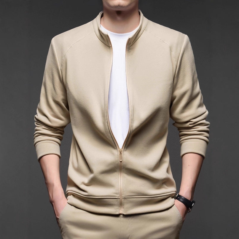 Men's sporty zip sweater with breathable material Lisslune