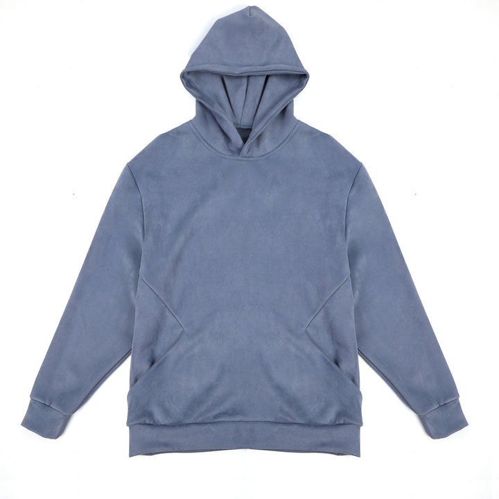 Men's hooded sweatshirt made of soft fleece material with innovative details Lisslune