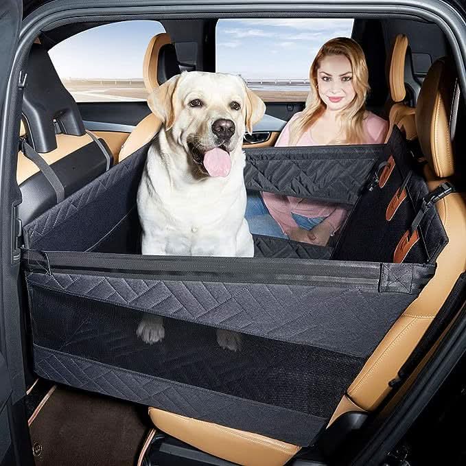 Lisslune | Waterproof Dog Mattress with Memory Foam for Safe & Comfortable Car Protection