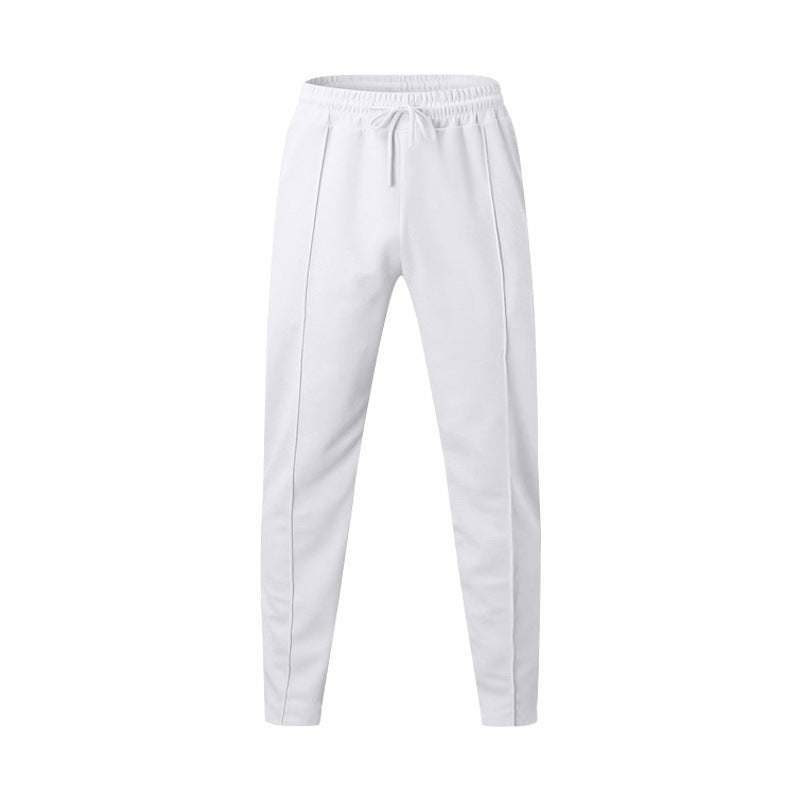 Men's sporty jogging pants with elastic waistband and side inserts Lisslune
