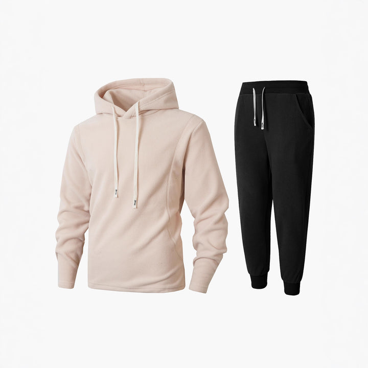Men's Fleece Hoodie and Jogging Pants Set Lisslune