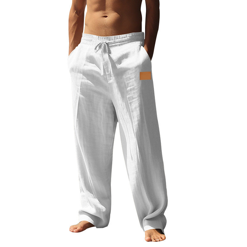 Men's lightweight linen pants Lisslune