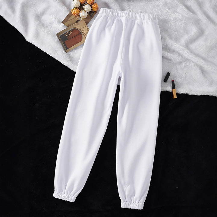 Women comfortable sports pants with elastic waistband and casual fit Lisslune