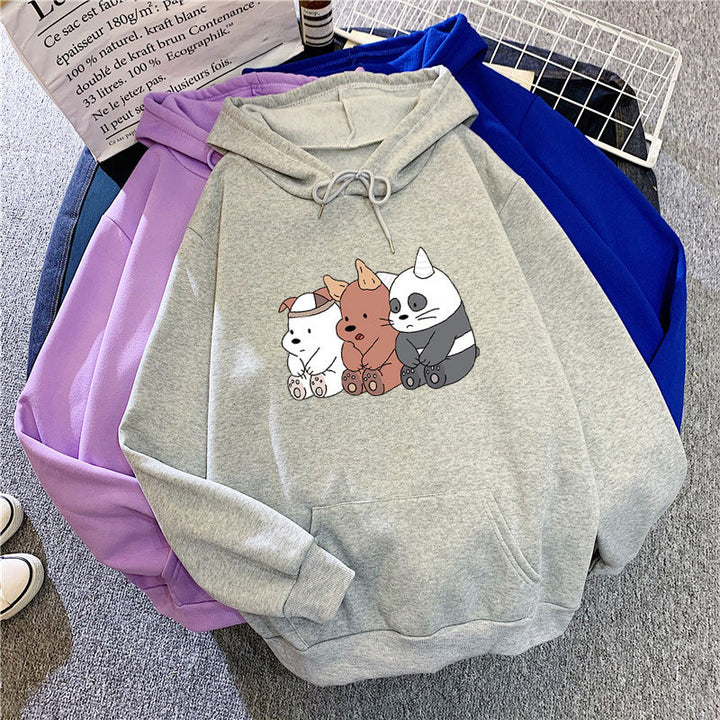 Women's hoodie with cute animal motif Lisslune