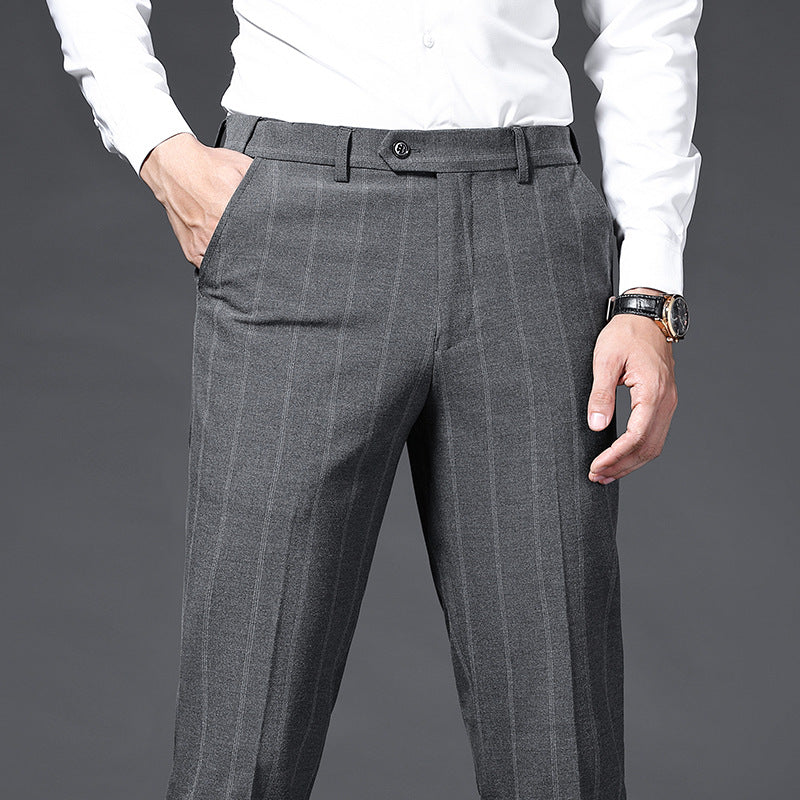 Men's elegant striped suit pants Lisslune