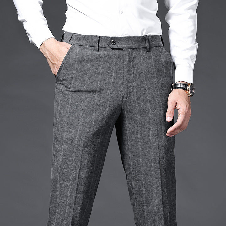 Men's elegant striped suit pants Lisslune