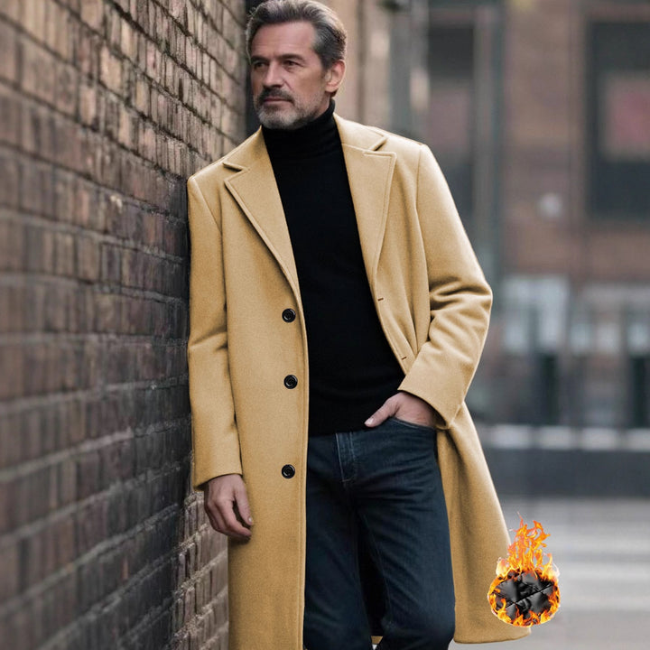 Men's elegant wool coat Lisslune