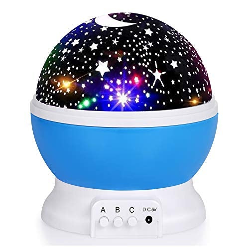 Lisslune | Soothing Night Light Ball with Star Projection