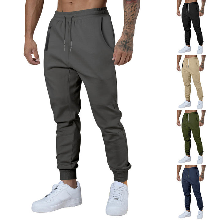 Men's sporty jogger pants with drawstring and practical pockets Lisslune