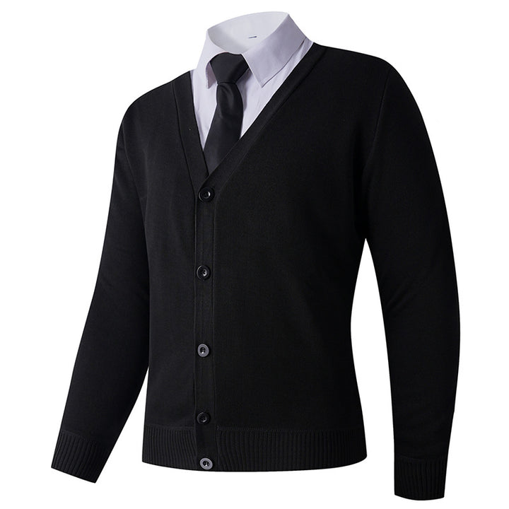 Men's cardigan with V-neck and button closure Lisslune